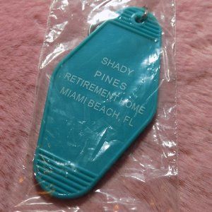 New Golden Girls Shady Pines keychain